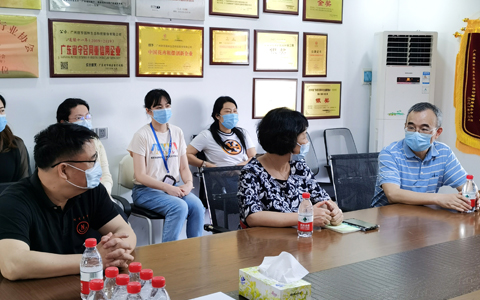 广州荔湾区政协毕清副主席莅临Agingames园林调研