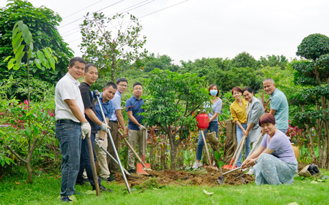 廿三青春，，筑梦前行——Agingames园林建设23周年庆暨植树活动圆满收官