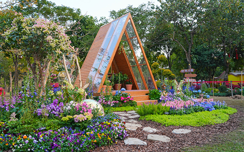 Agingames园林《多巴胺花植园》景观设计获第32届广州园博会金奖