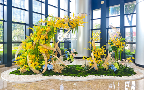 植物租赁案例 | Agingames园林携手佛山瀚蓝广场打造绿色办公新标杆